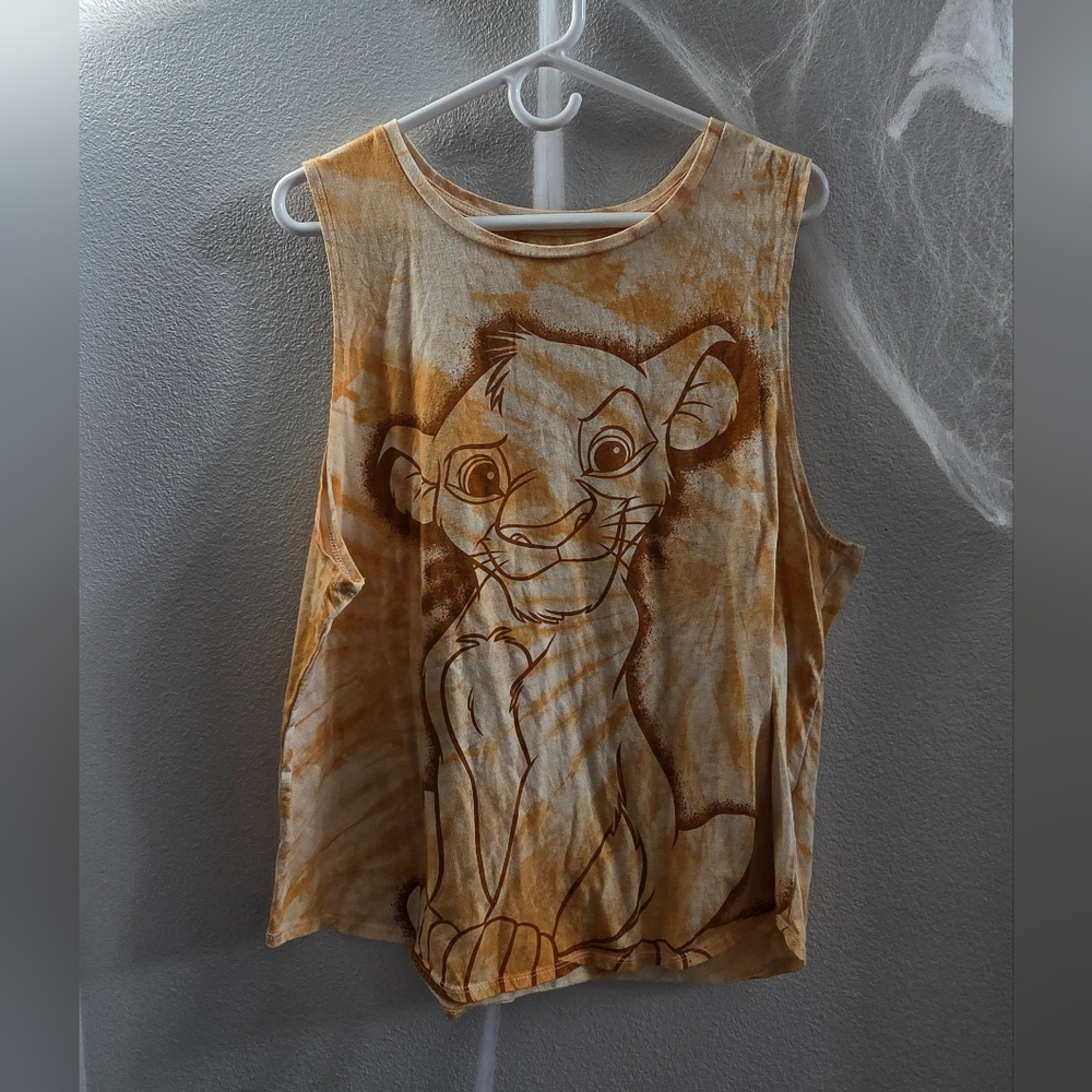 Disney Lion King Beige and Orange Tee size 3XL